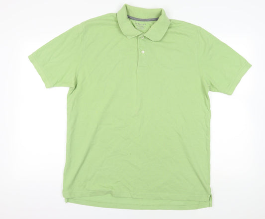 St. John's Bay Green Cotton Polo - Large