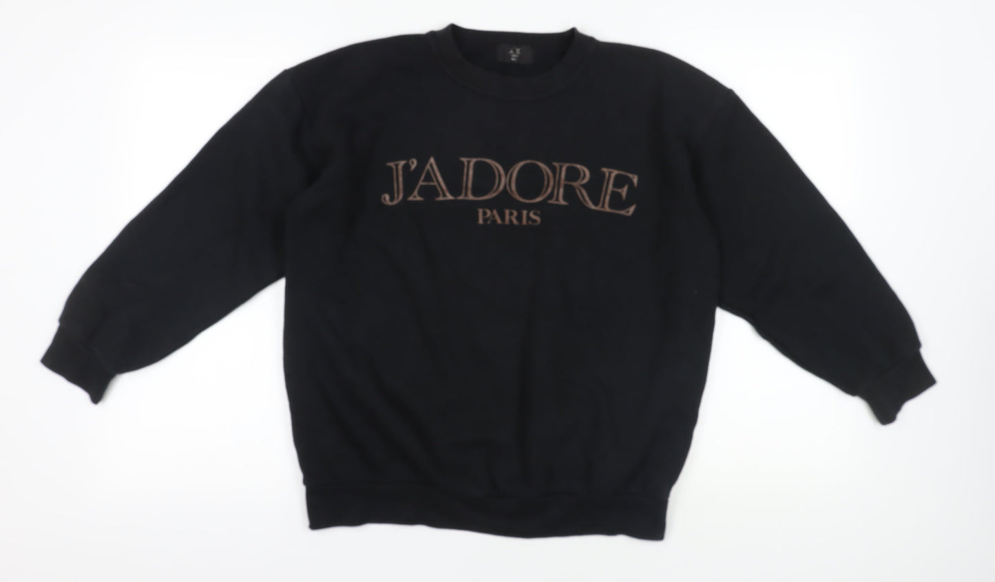 AX Paris Black J'Adore Sweatshirt M/L