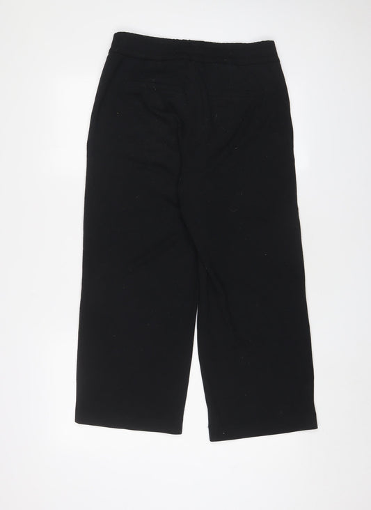 Street One Womens Black Polyester Jegging Trousers Size 8 L26 in Regular Drawstring - Logo