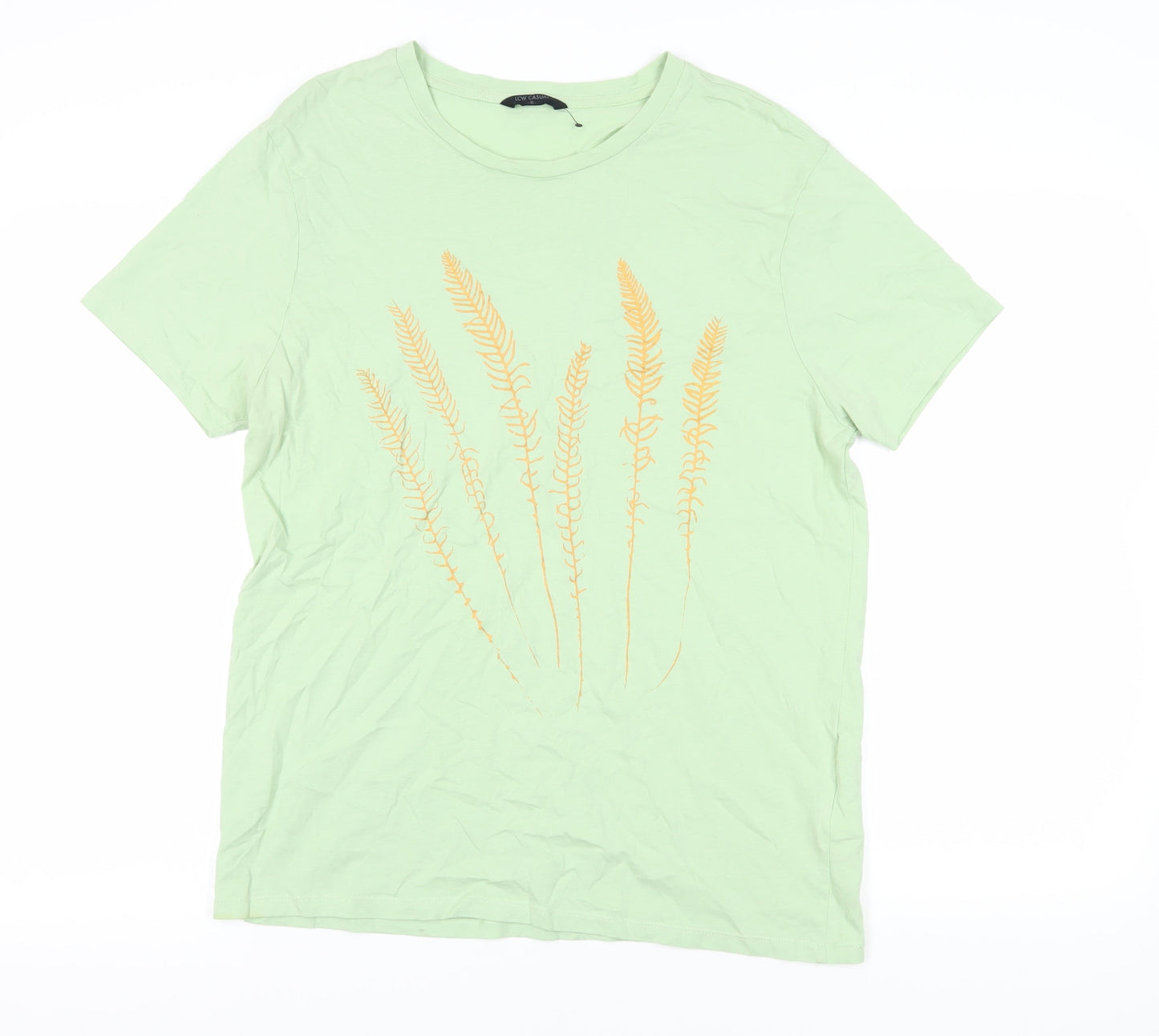LC Waikiki Green XL Crew Neck T-Shirt