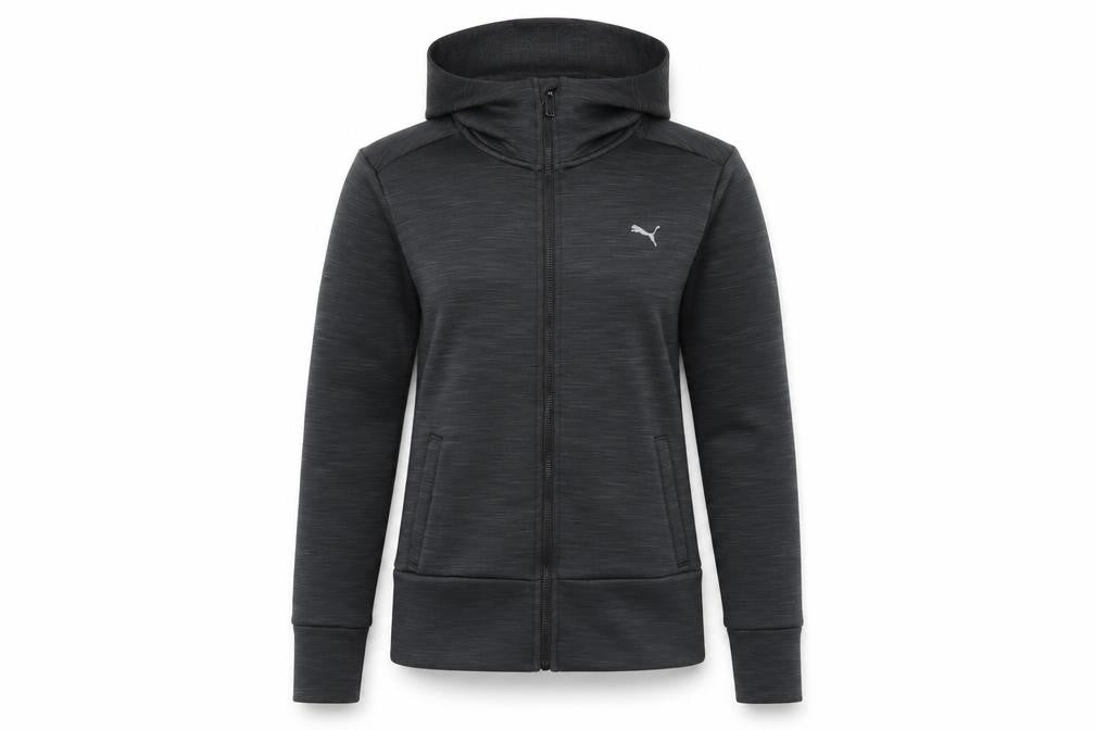 Unisex Adults UK S Regular PUMA Black Full Zip Hoodie