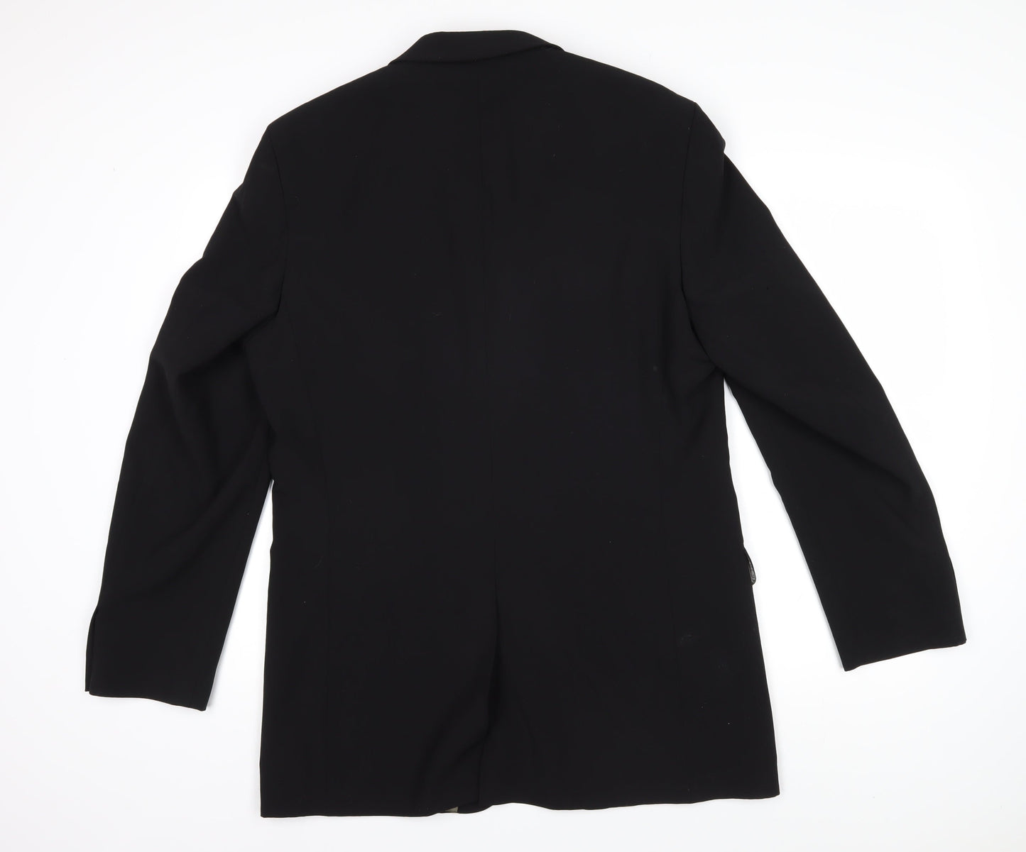 Jonathan Adams Mens Black Wool Jacket Blazer Size 40 Regular