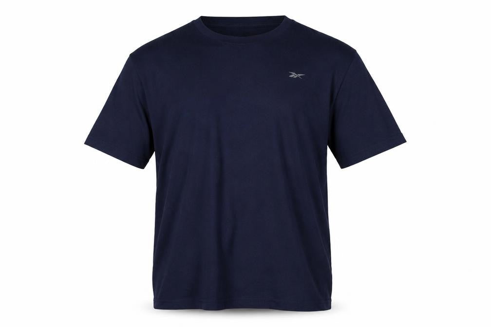 Mens UK Size XL Reebok Blue  Cotton T-Shirt