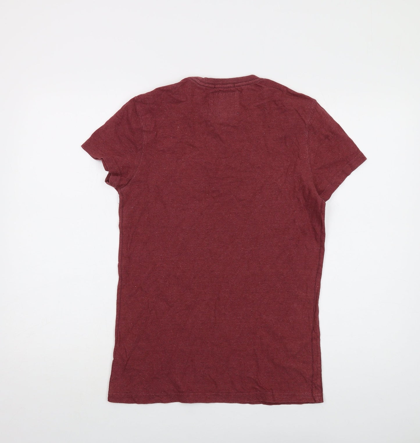 Jack Wills Mens Red Cotton T-Shirt Size XS Crew Neck