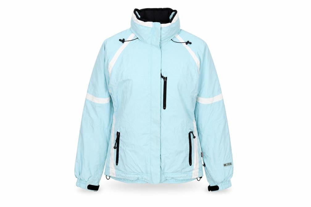 Maier Womens Blue Jacket Size 10 Zip