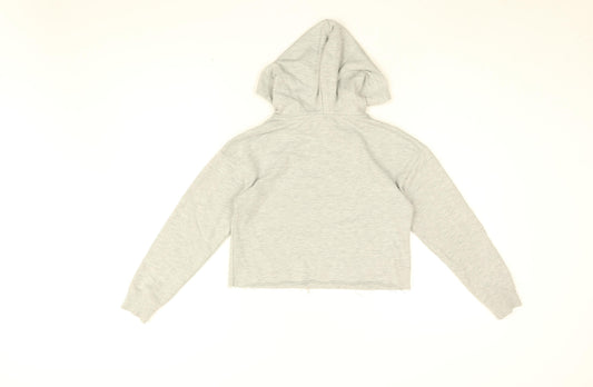 Friends Girls Grey Cotton Pullover Hoodie Size 9-10 Years Pullover - Friends Logo
