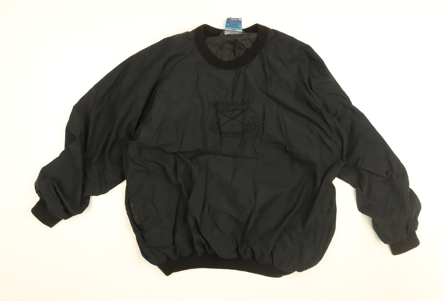 Sunderland of Scotland Mens Black Nylon Pullover Sweatshirt Size 2XL - Sunderland of Scotland