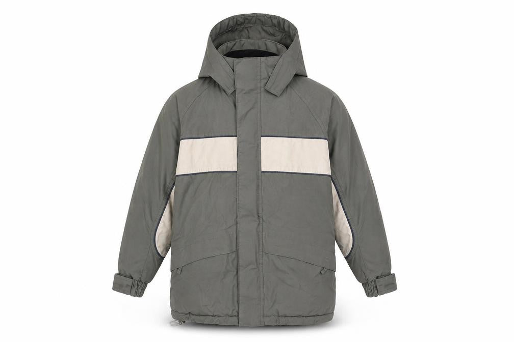 Alpine Snowsport Green Parka Jacket with Hood