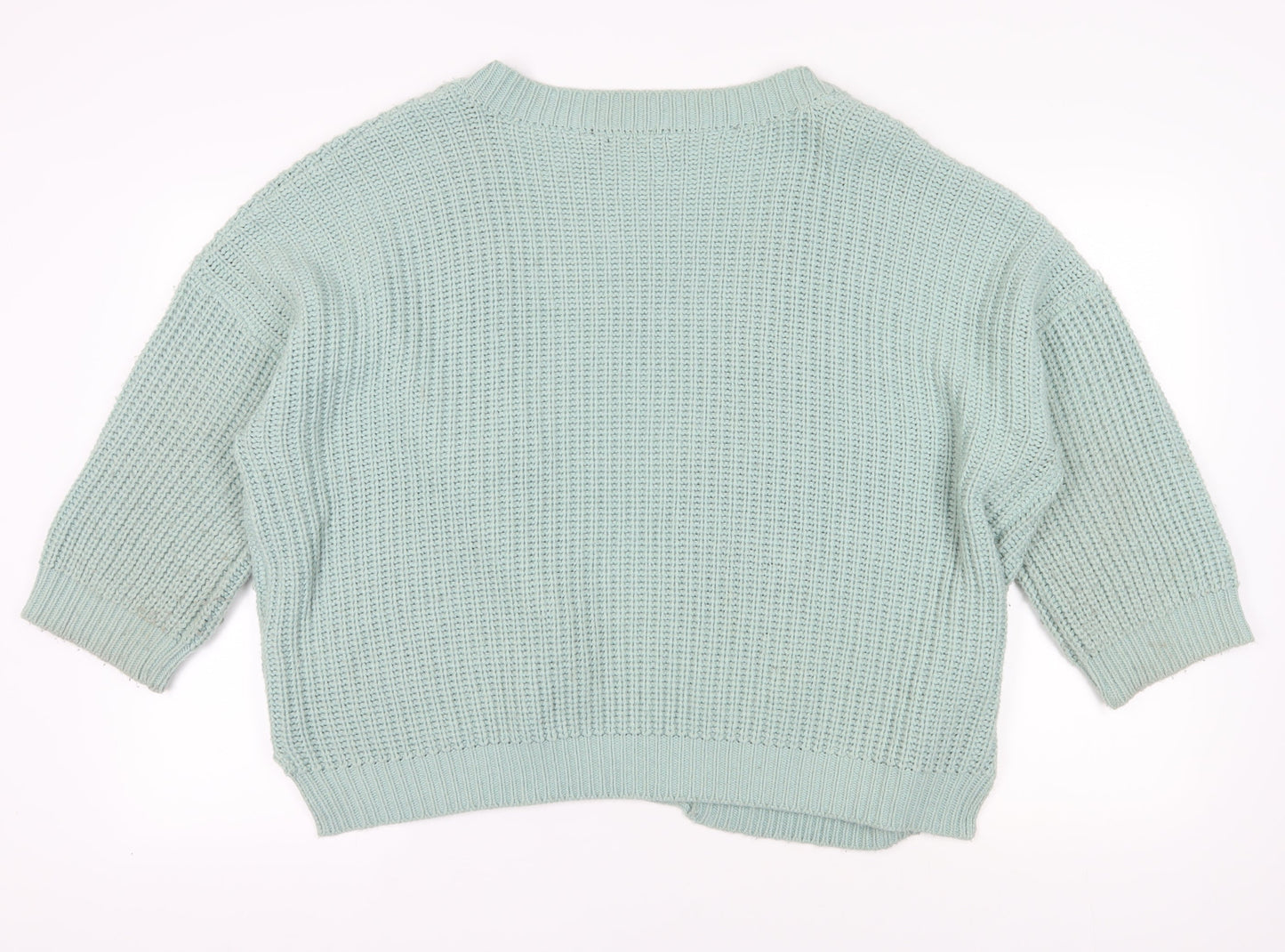 Brave Soul Green Chunky Knit Cardigan L