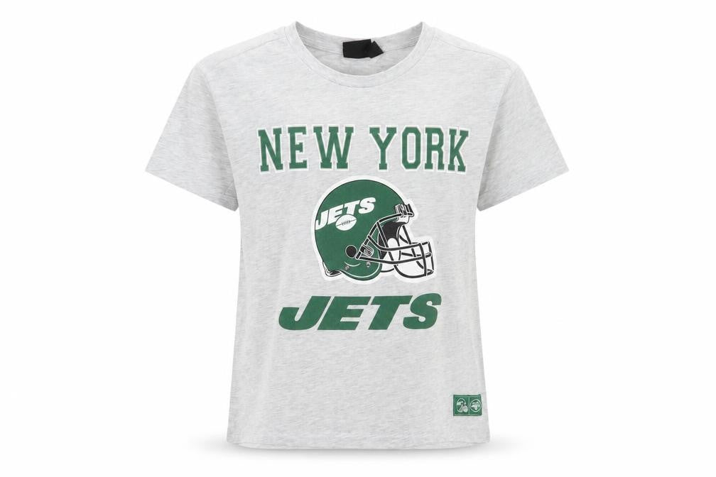 Unisex Adultss UK Size S NFL Grey Cotton Blend T-Shirt