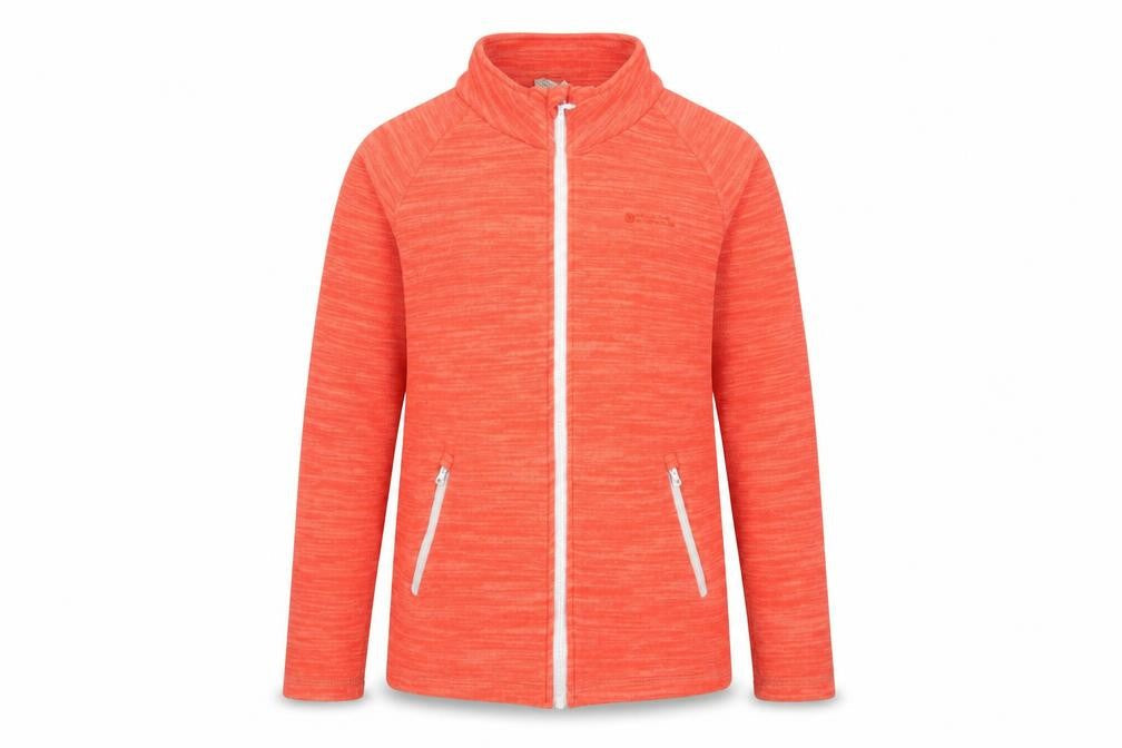 Front view of Warehouse girls’ orange track jacket - 13 years