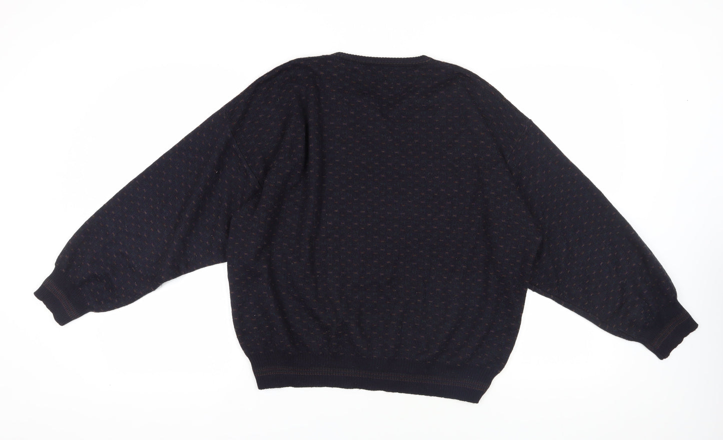 Preswick & Moore Black V-Neck Pullover XXL Jumper