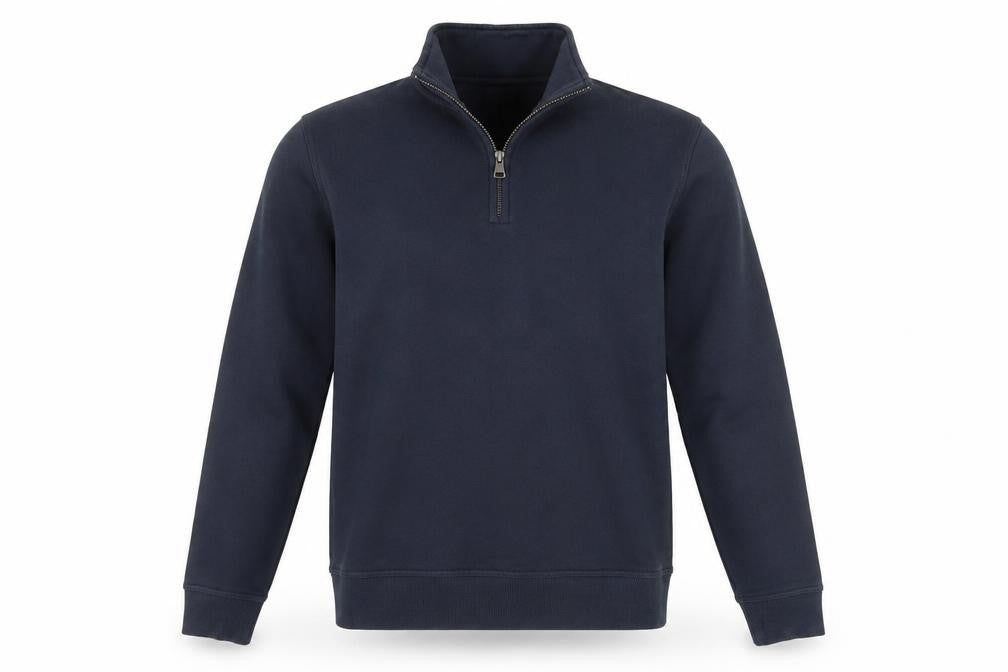 Crew Clothing Blue Zip Sweatshirt M - Warm & Stylish