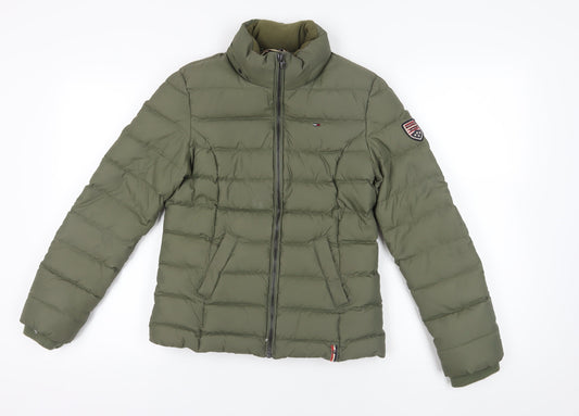 Hilfiger Denim Green Puffer Jacket - S