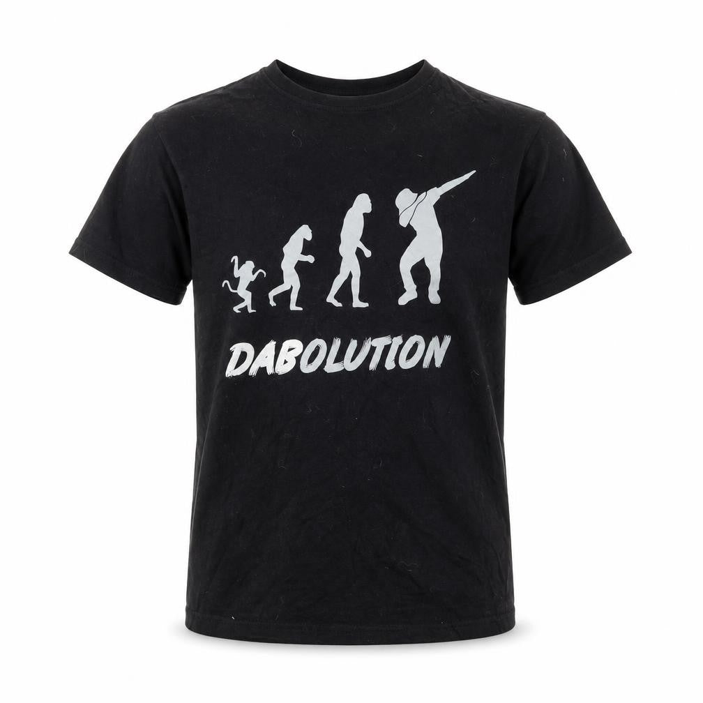 Urban Outlaws Boys Black Cotton Basic T-Shirt Size 13-14 Years Round Neck Pullover