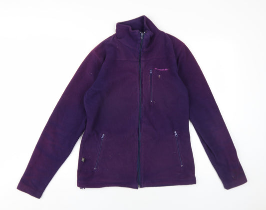 Mountain Life Womens Purple Jacket Size 8 Zip