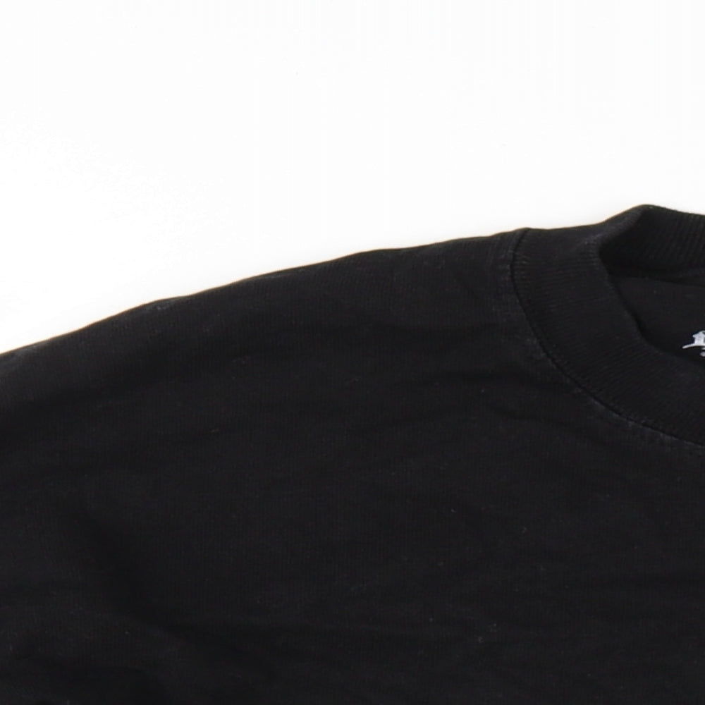 Disney Womens Black Cotton Pullover Sweatshirt Size S Pullover - Walt Disney World