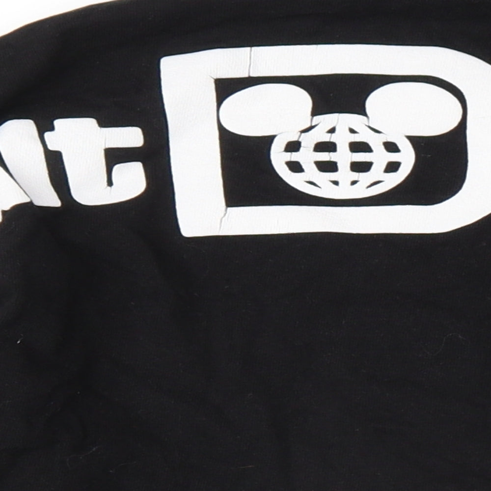 Disney Womens Black Cotton Pullover Sweatshirt Size S Pullover - Walt Disney World