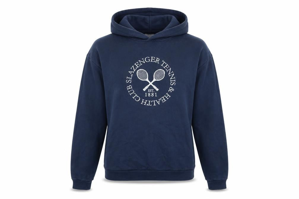 Womens UK 10 Regular Slazenger Blue Pullover Hoodie