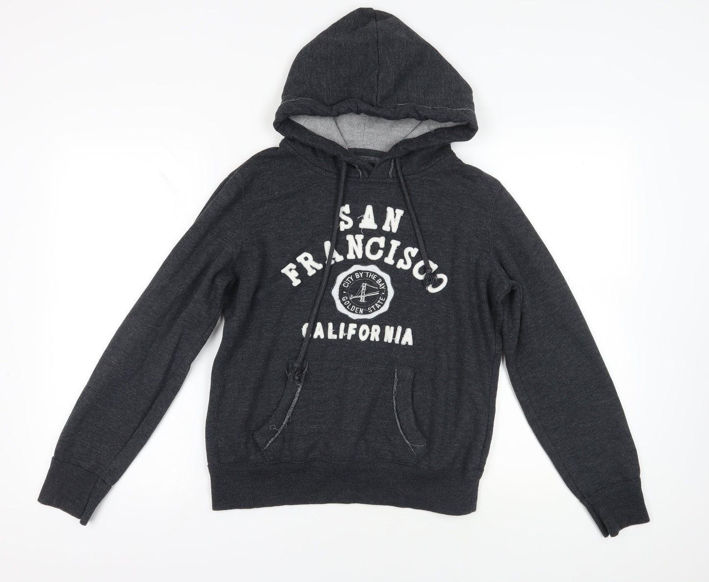 Urban Connection Black Pullover Hoodie, Large