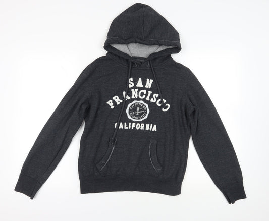 Urban Connection Black Pullover Hoodie, Large
