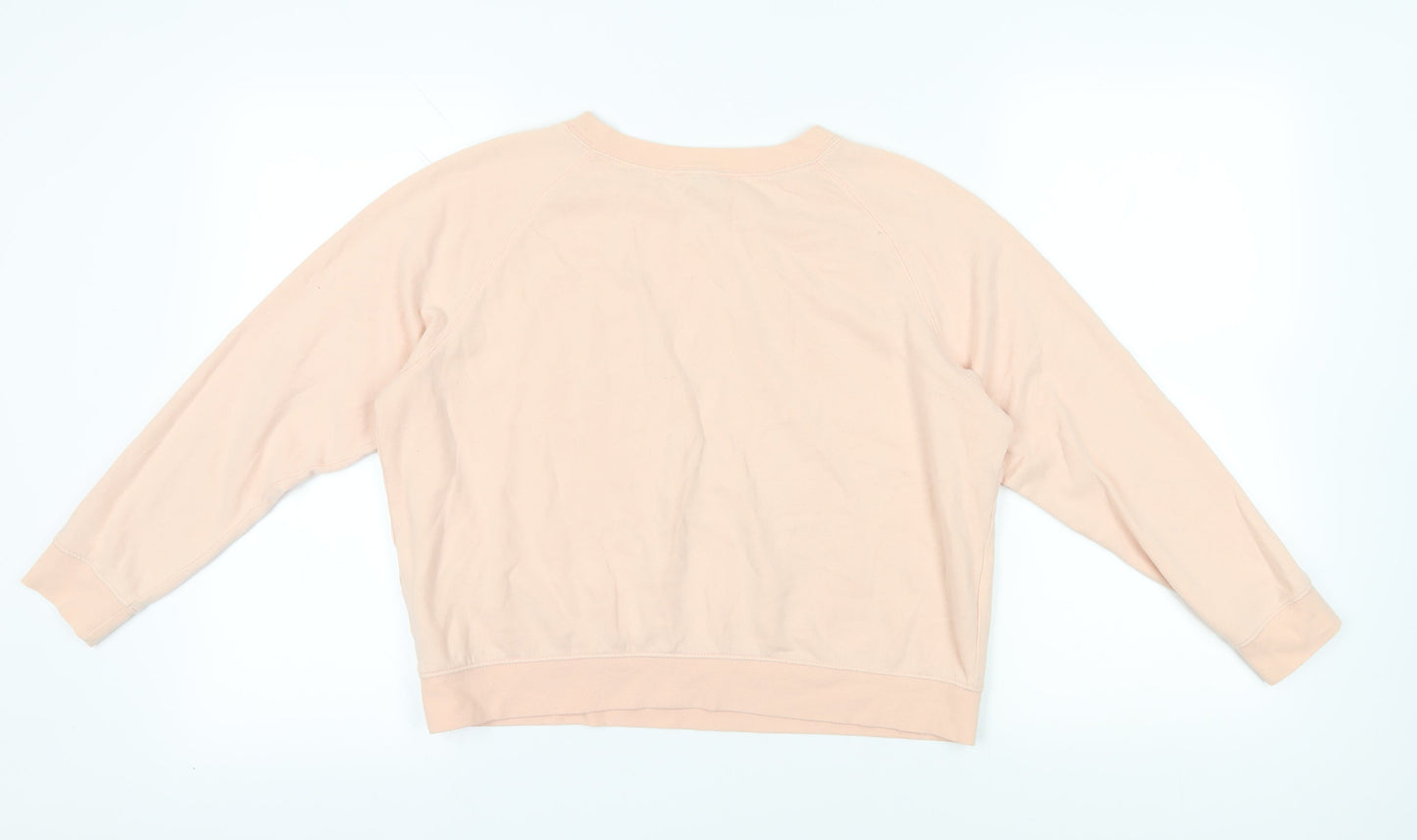 Jack Wills Pink Pullover Sweatshirt UK 10