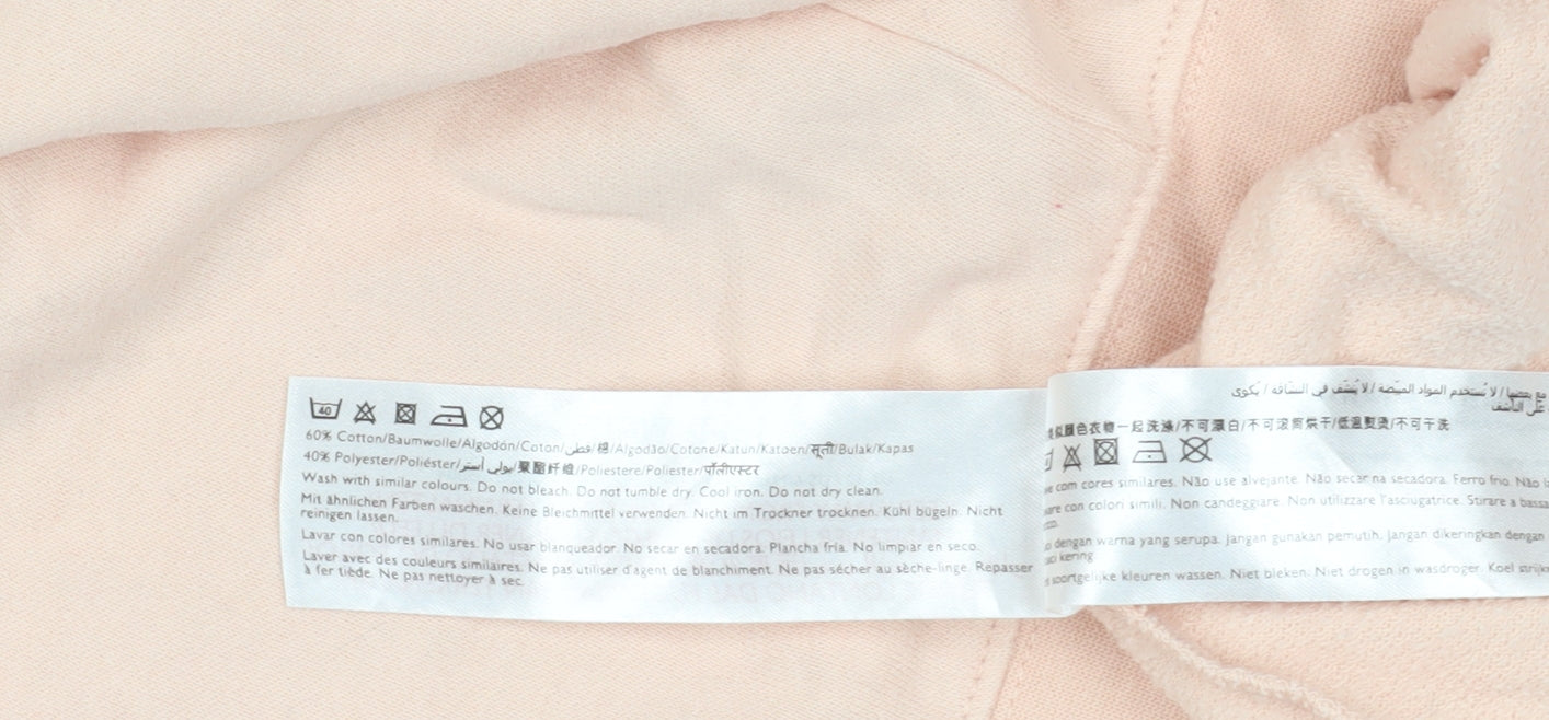 Jack Wills Pink Pullover Sweatshirt UK 10