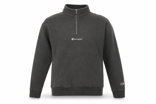 Champion Mens Black 1/4 Zip Sweatshirt XS
