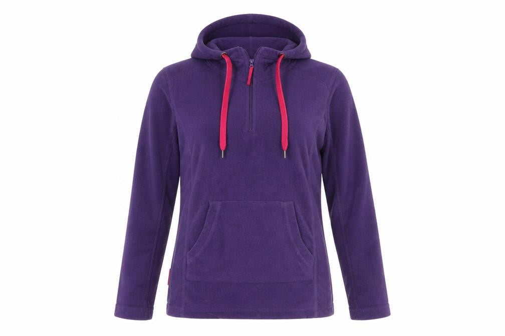 Womens UK UK 8 Regular Mountain Warehouse Purple Pullover Hoodie