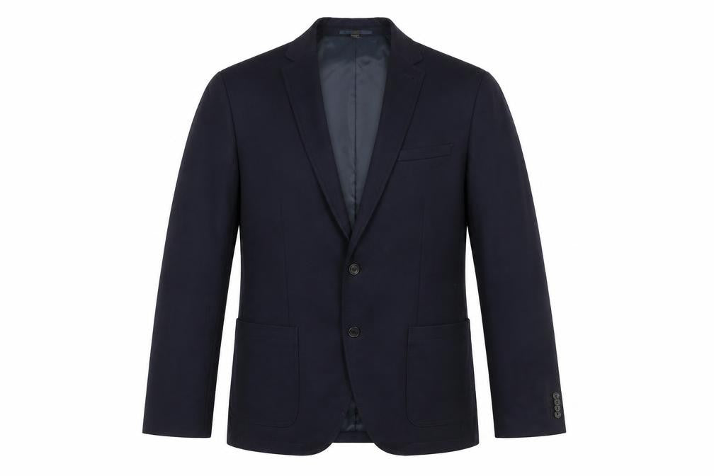 Marks and Spencer Mens Blue Polyester Jacket Suit Jacket Size 46 Regular