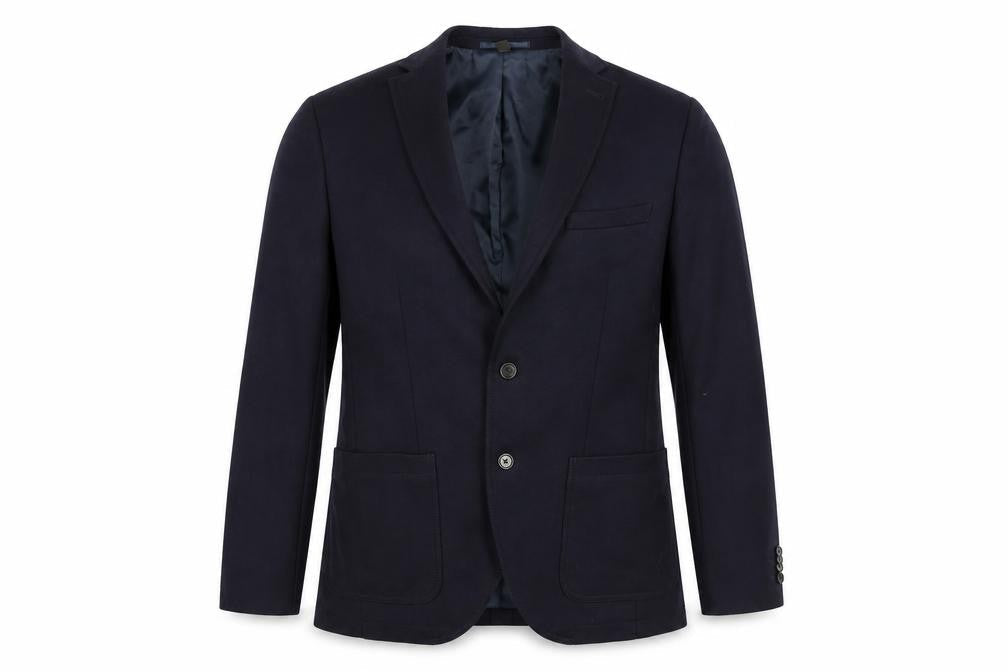 Marks and Spencer Mens Blue Polyester Jacket Suit Jacket Size 40 Regular