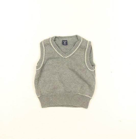 Gap Baby Grey Cotton Pullover Jumper Size 3-6 Months Pullover