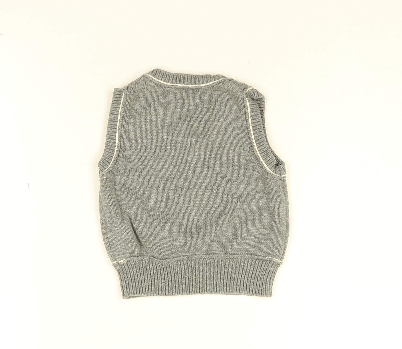 Gap Baby Grey Cotton Pullover Jumper Size 3-6 Months Pullover