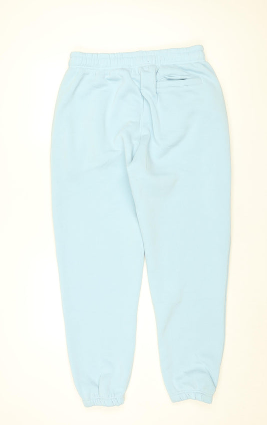 Riverton Womens Blue Polyester Jogger Trousers Size 2XL L30 in Regular Drawstring
