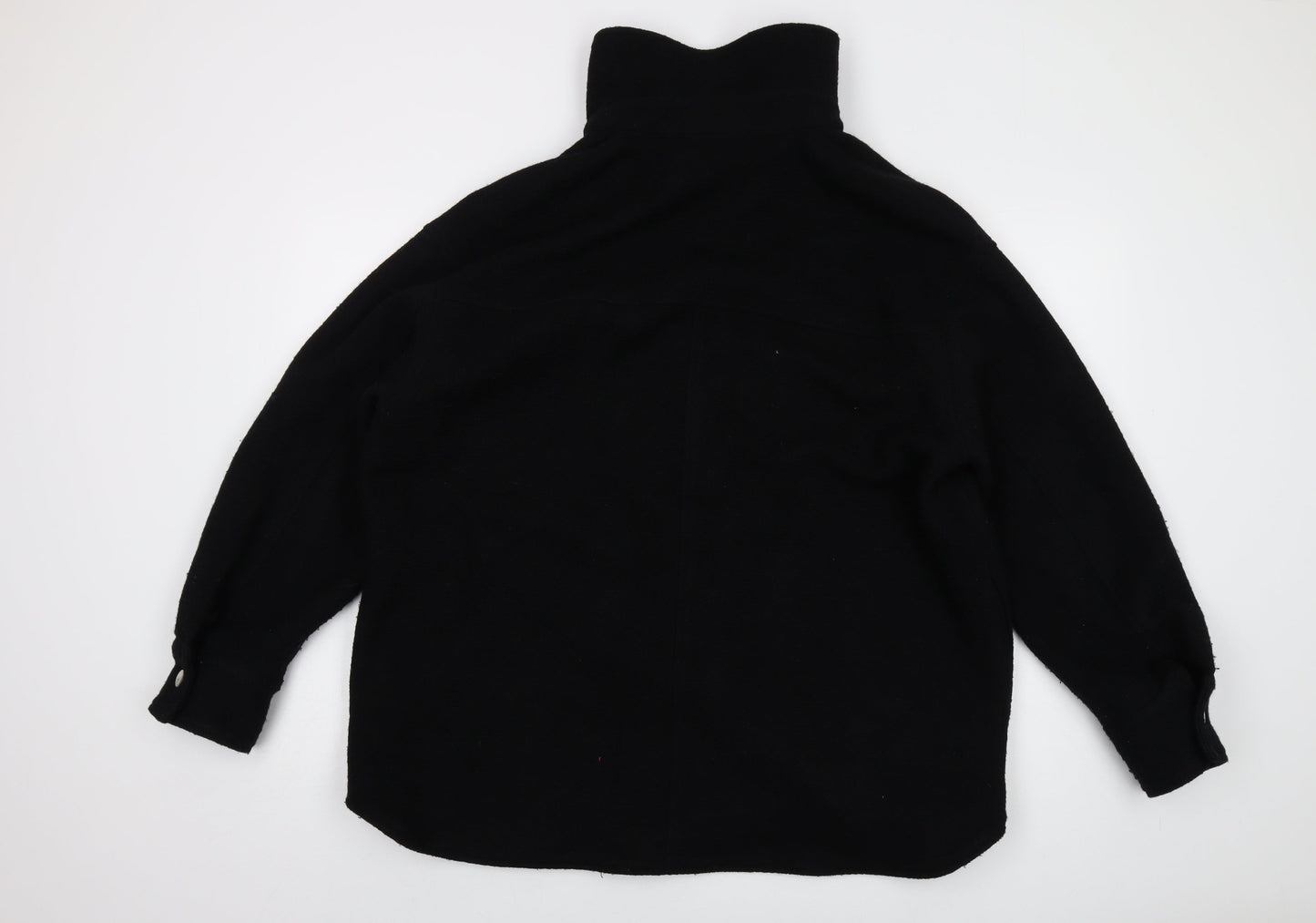 Monki Mens Black Jacket Size L Snap