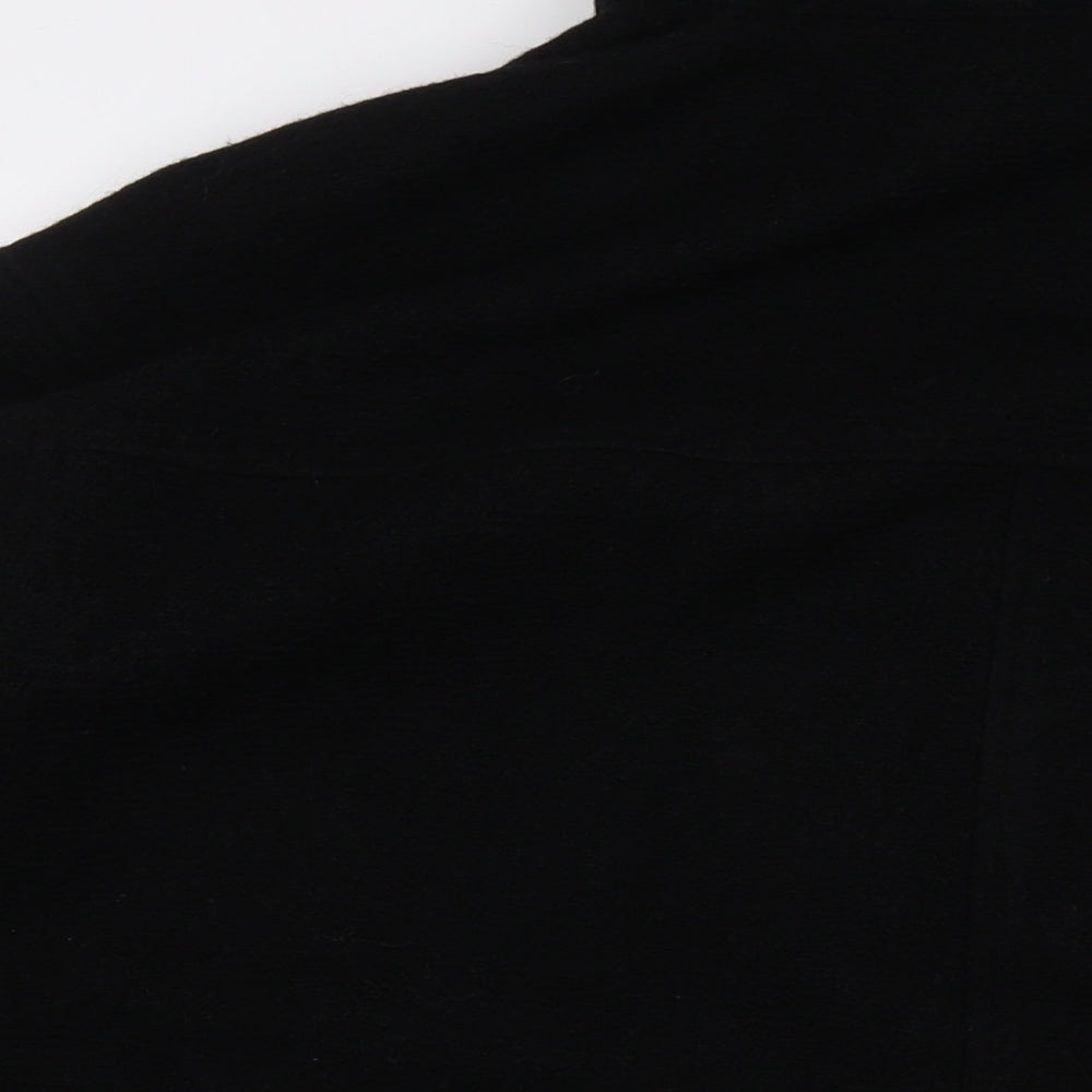 Monki Mens Black Jacket Size L Snap