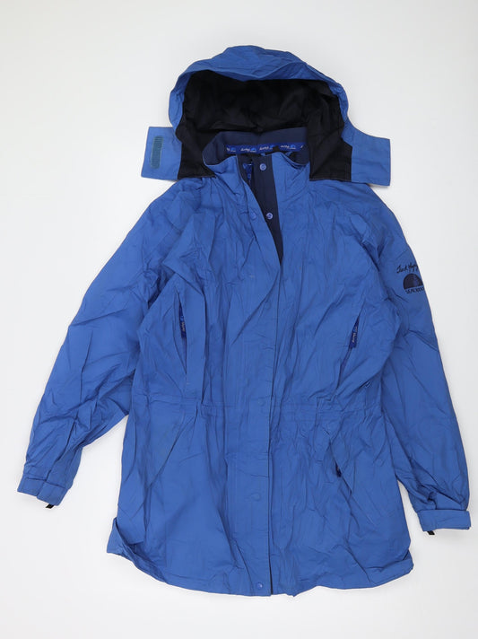 Jack Murphy Womens Blue Jacket Size 14 Zip