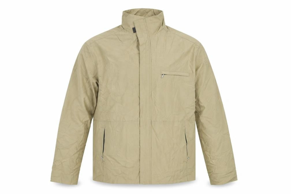 Debenhams Mens Beige Jacket Size M Zip - Vintage