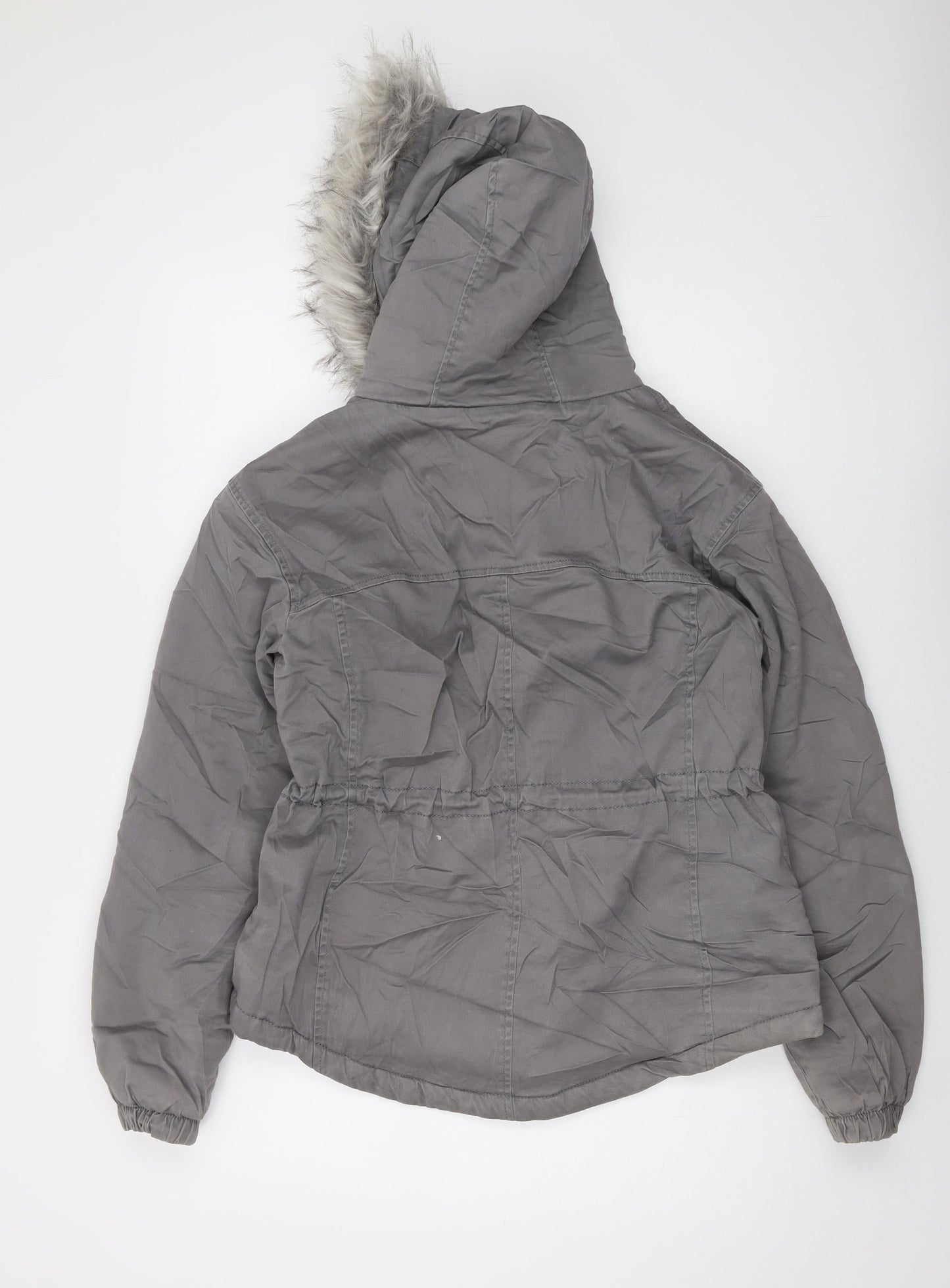 Hollister Womens Grey Jacket Size S Zip