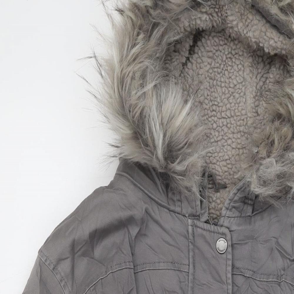 Hollister Womens Grey Jacket Size S Zip