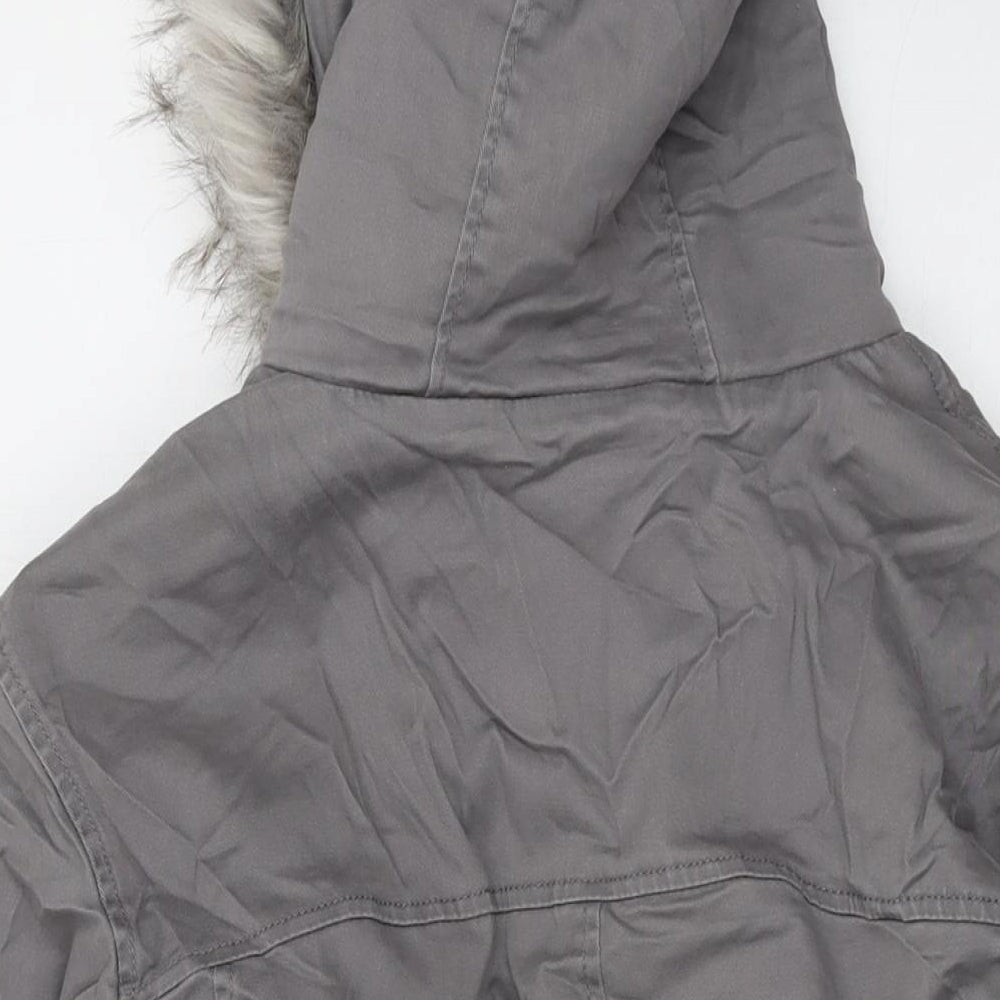 Hollister Womens Grey Jacket Size S Zip