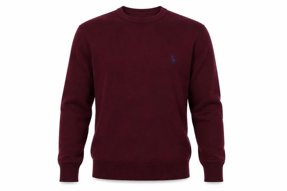 Jack Wills Mens Red Crew Neck Cotton Pullover Jumper Size XS Long Sleeve - Logo, Embroidered