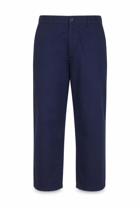 Dunlop Mens Blue Polyester Trousers Size 34 in L28 in Regular Zip - Short leg