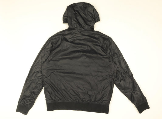 Rockport Mens Black Jacket Coat Size L Zip