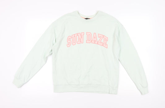 Lipsy London Green Pullover Sweatshirt M