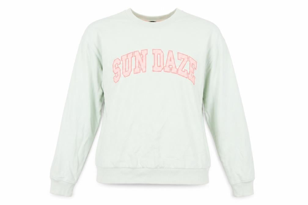 Front view of Lipsy London Green Pullover Sweatshirt M