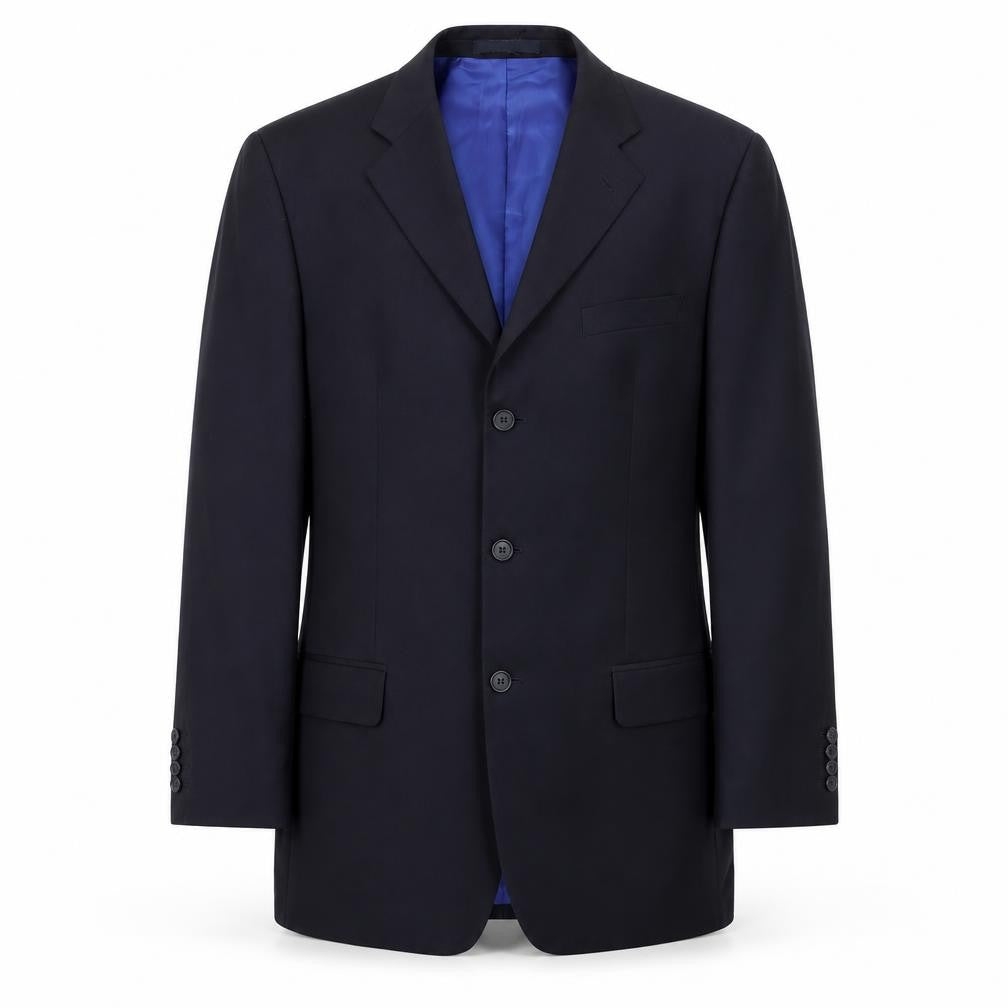 Mens 42 Chest Regular Ted Baker Black Three-Button Blazer