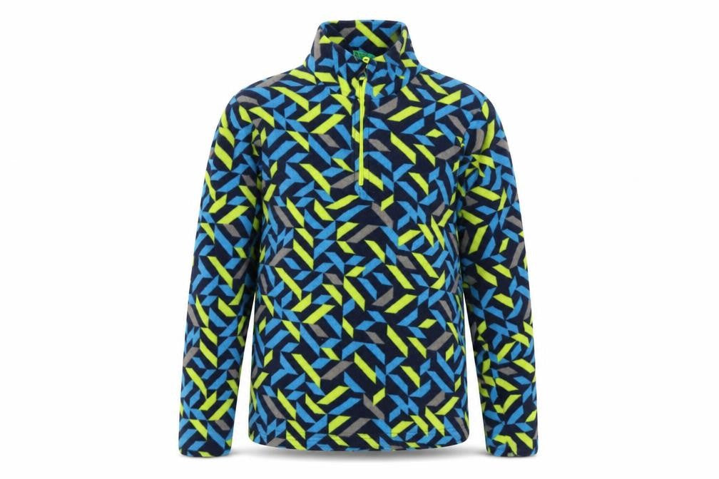 Front view of Mountain Warehouse girls’ multicoloured fleece pullover 11-12 years