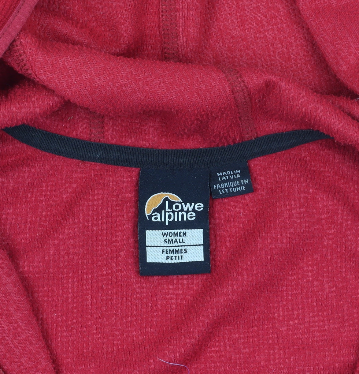 Lowe Alpine Women's Red Fleece Jacket, Size S