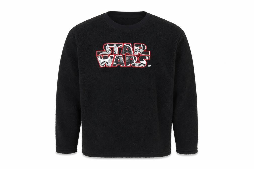 Mens UK S Regular Star Wars Black Pullover Sweatshirt